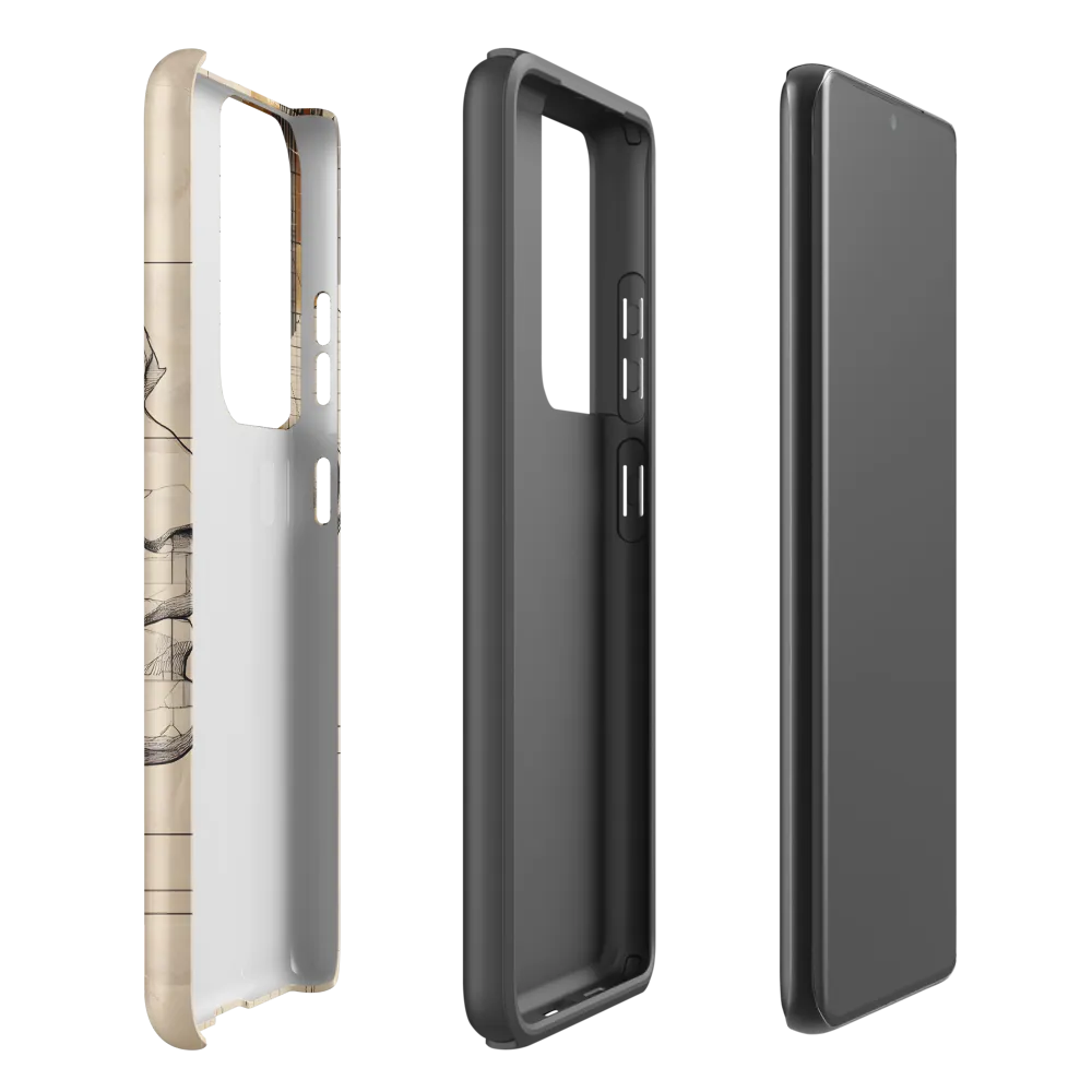 Geometric Reverie | Phone Case |  S21 Ultra | Tough Case | Matte
