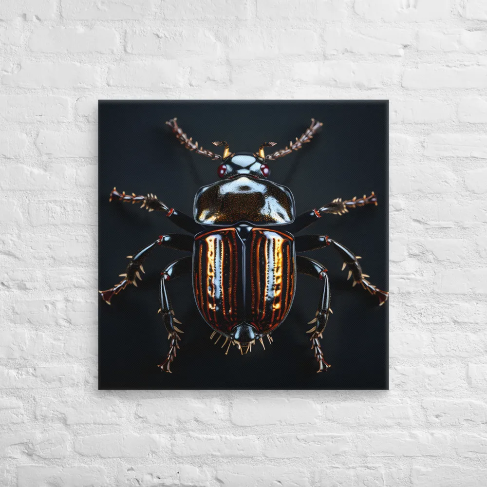 Luminous Insect Majesty | Canvas | 28″×28″