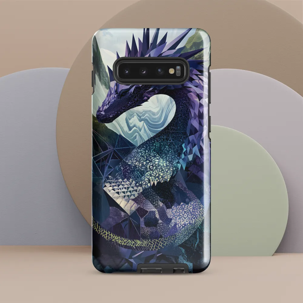 The Geometric Guardian | Phone Case |  S10 Plus | Tough Case | Glossy