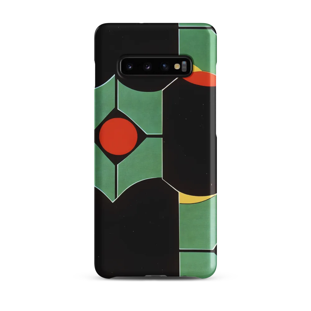 Modular Green Panels with Red Discs
