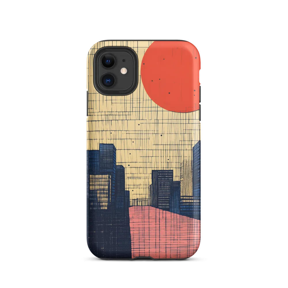 Urban Echoes: A Minimalist Cityscape