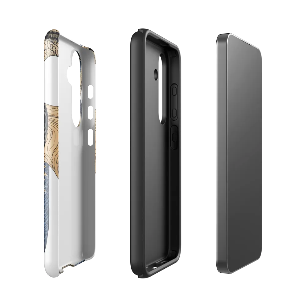 Ethereal Gaze of the Ram | Phone Case |  S24 | Tough Case | Glossy