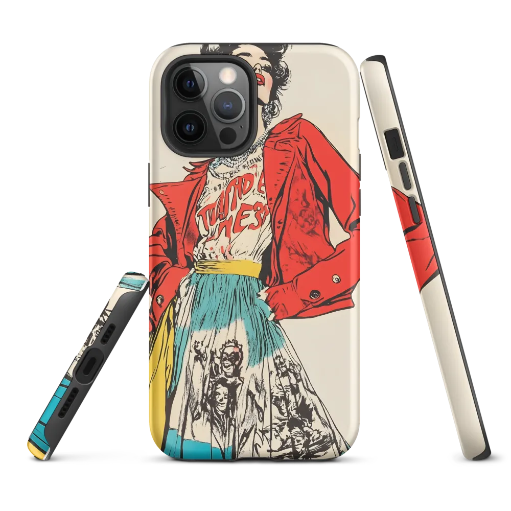 Vibrant Elegance: A Pop Art Fashion Statement