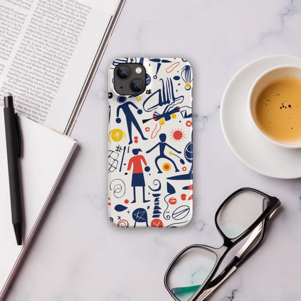 Dynamic Patterns of Play | Phone Case |  14 Plus | Snap Case | Matte