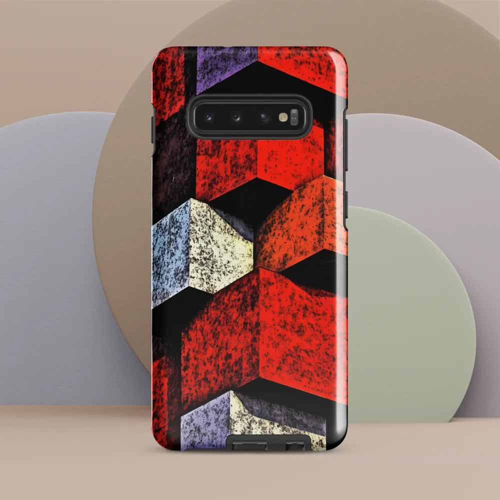 Dynamic Structures in Color | Phone Case |  S10 Plus | Tough Case | Glossy