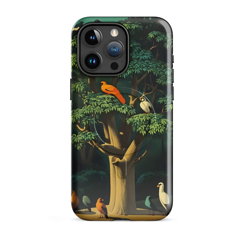 Harmony in Color: A Surreal Bird Symphony