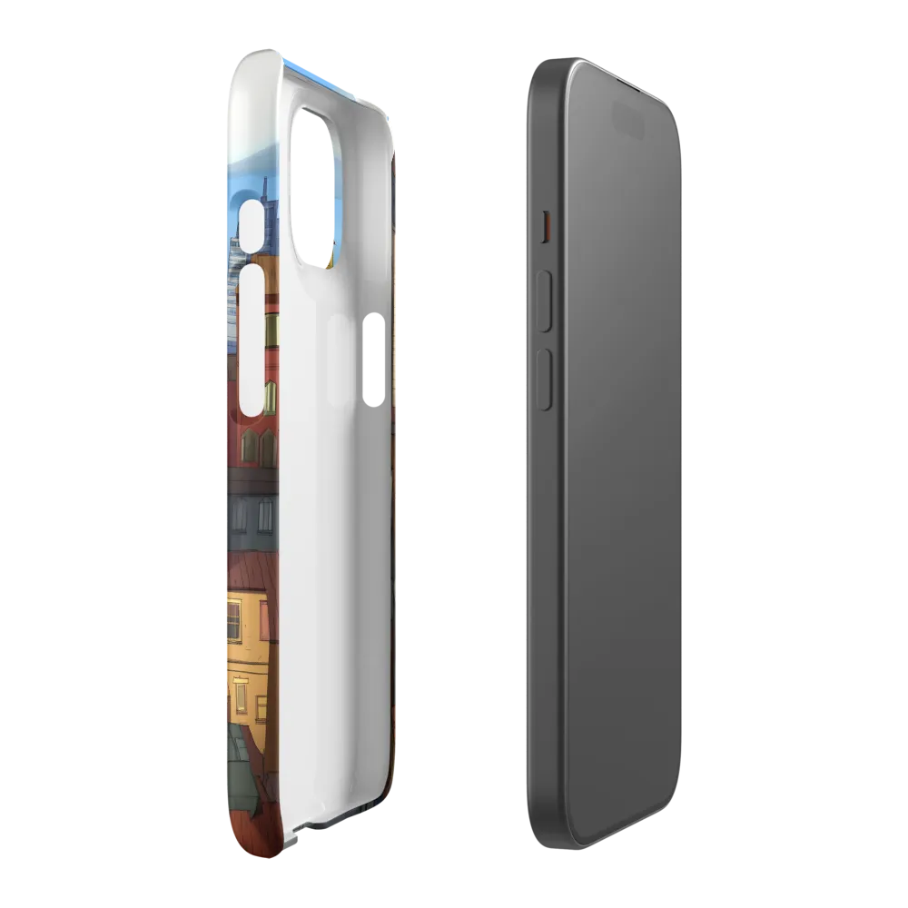 Urban Symphony: A Colorful Cityscape | Phone Case |  15 | Snap Case | Matte