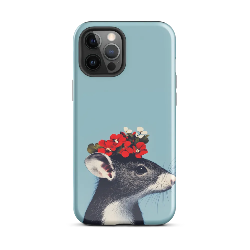 Whimsical Flora: A Mouse's Floral Crown