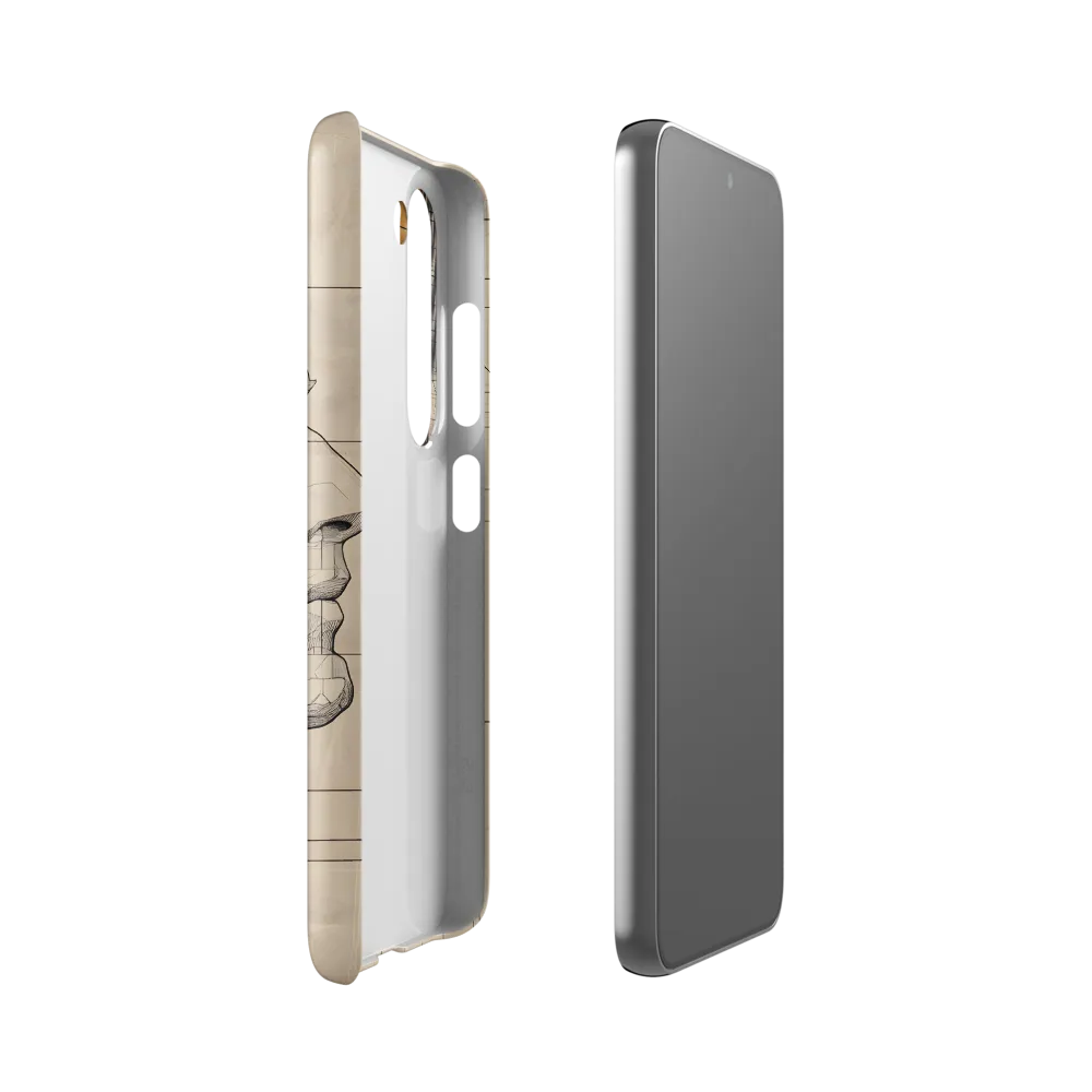 Geometric Reverie | Phone Case |  S23 | Snap Case | Matte