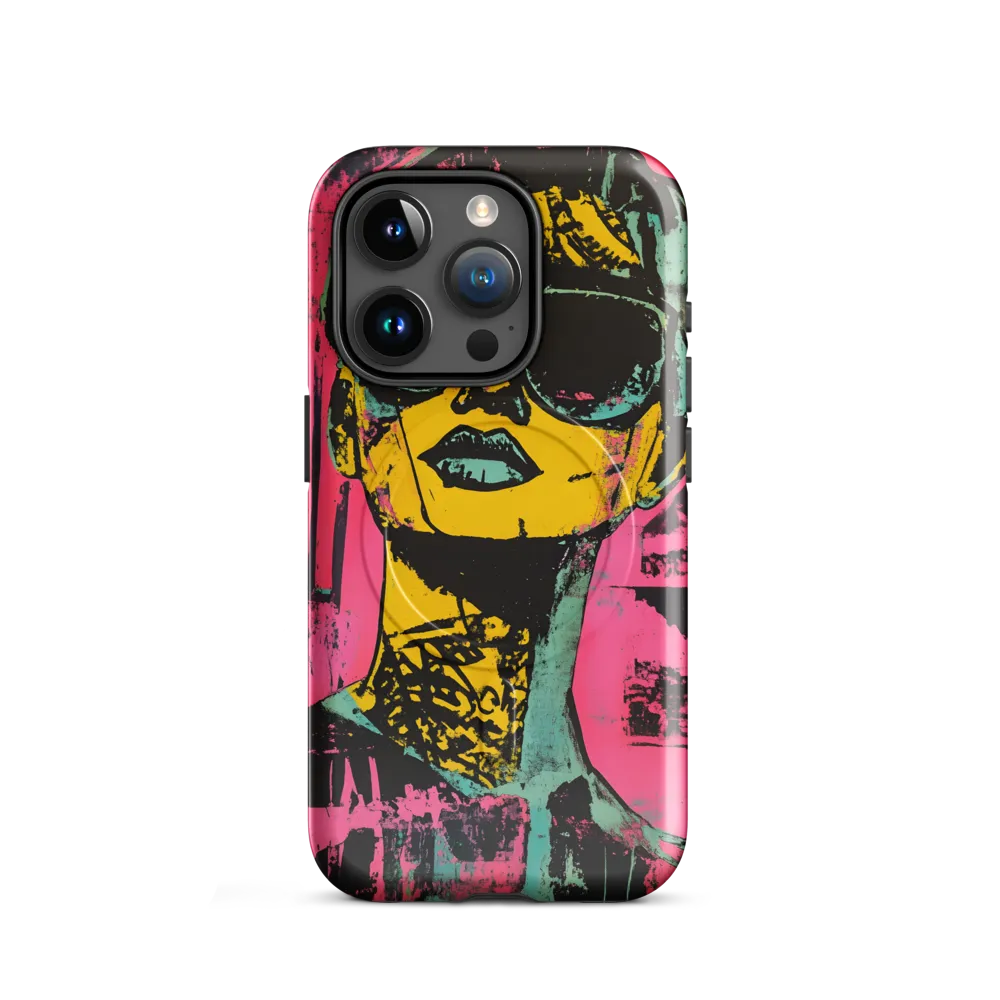 Confident Portrait in Neon Colors