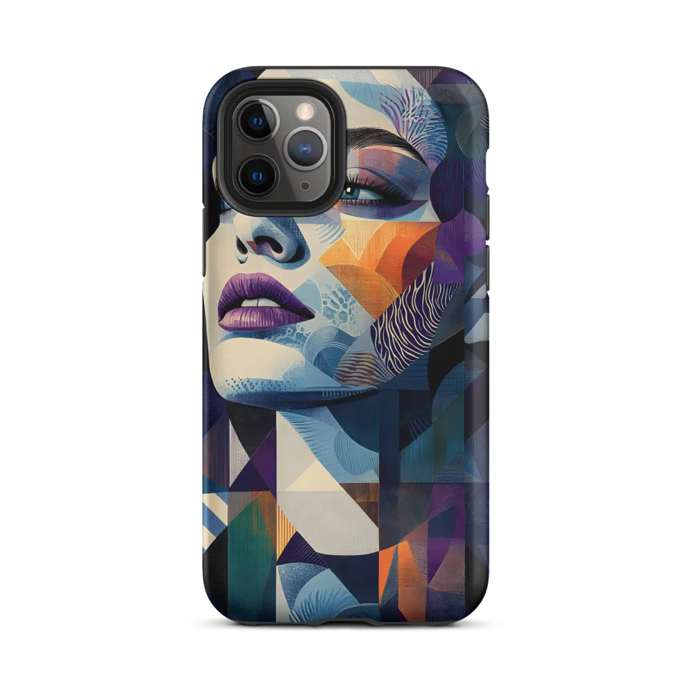 Fragmented Mystery: A Modern Portrait | Phone Case |  11 Pro | Tough Case | Matte
