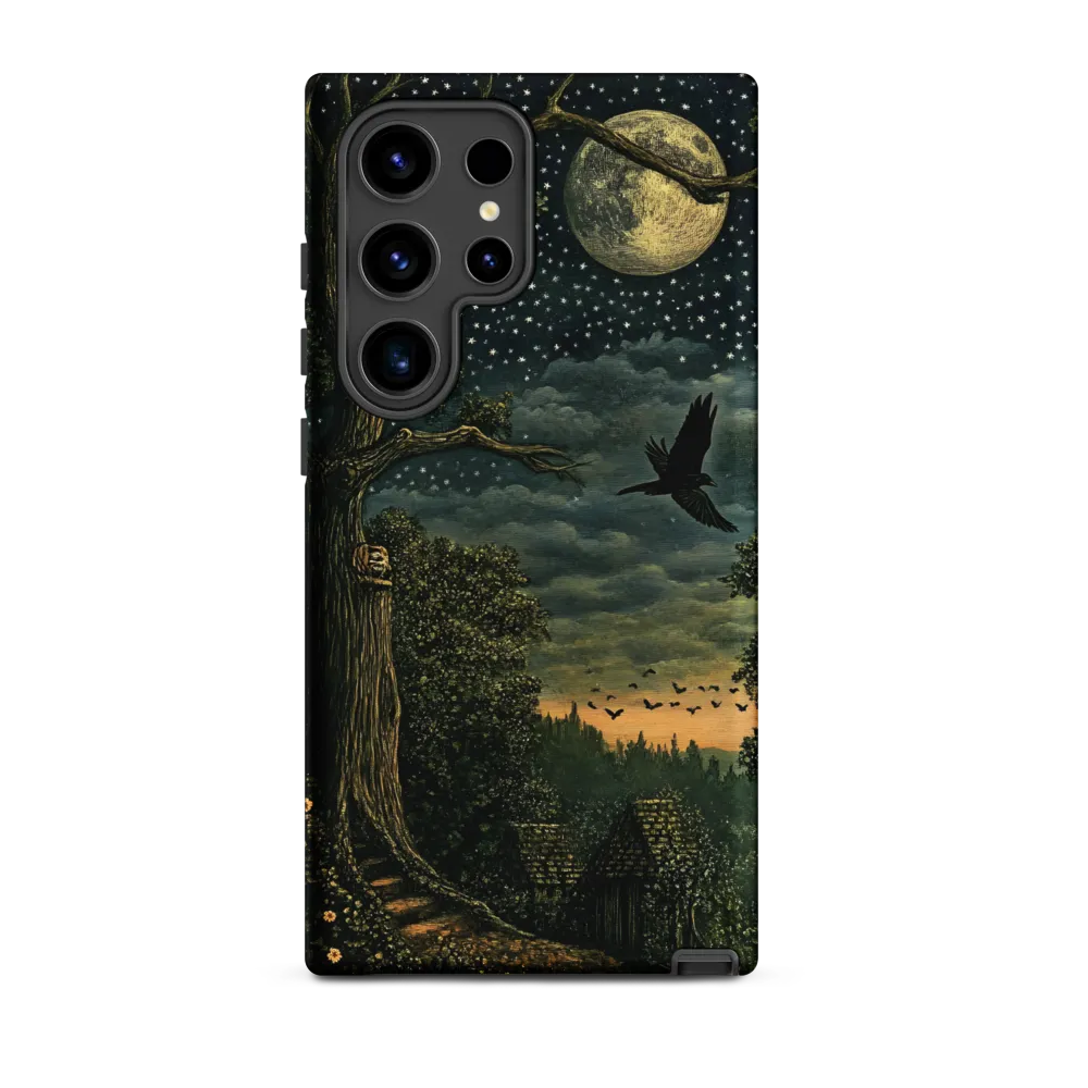 Mystical Nightscape Under the Full Moon | Phone Case |  S24 Ultra | Tough Case | Matte