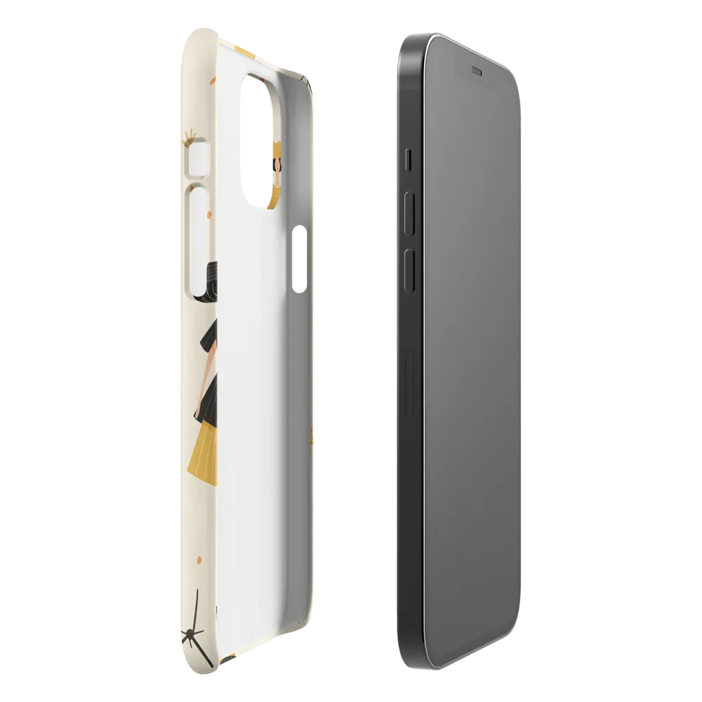 Whimsical Patterns of Nature and Femininity | Phone Case |  12 Pro Max | Snap Case | Matte