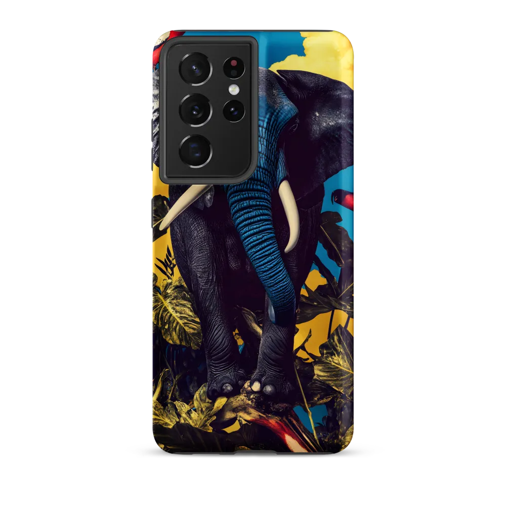 Elephant Dreams in Vibrant Colors | Phone Case |  S21 Ultra | Tough Case | Matte