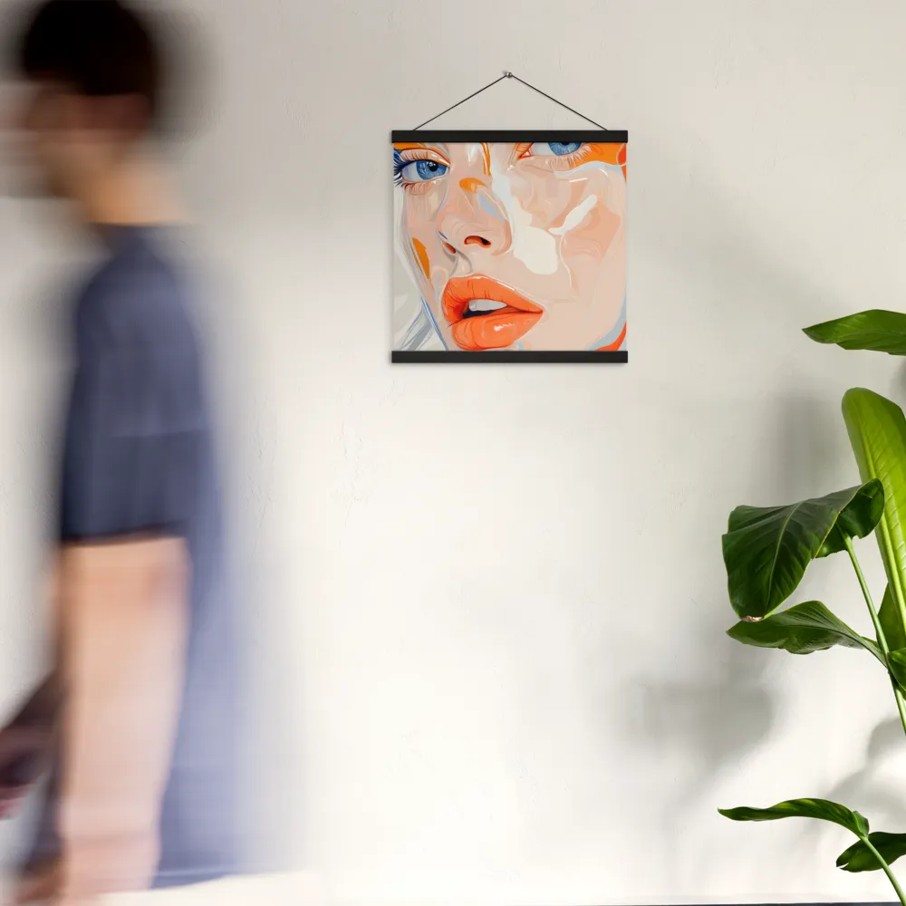 Ethereal Expressions | Poster With Black Wood Hanger | 16″×16″