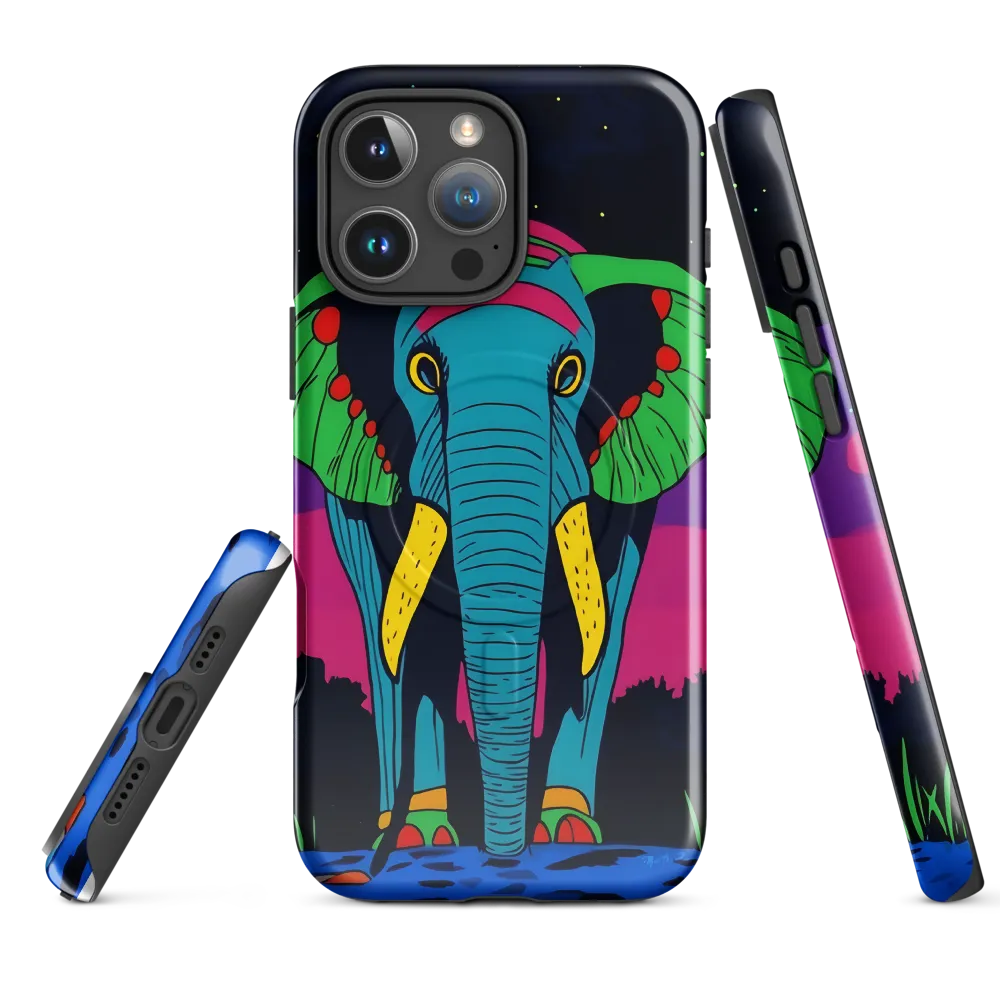 Whimsical Majesty: The Vibrant Elephant