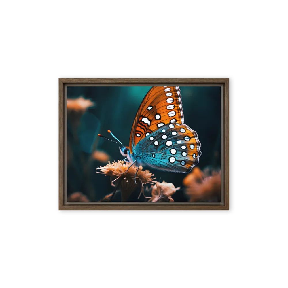 Whispers of Color: The Butterfly's Embrace