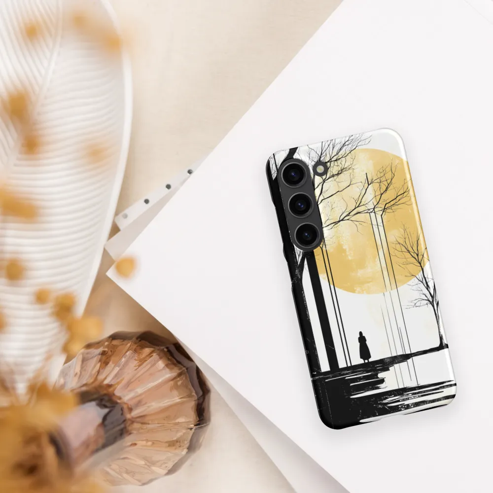 Solitude Under the Yellow Sun | Phone Case |  S23 | Snap Case | Matte
