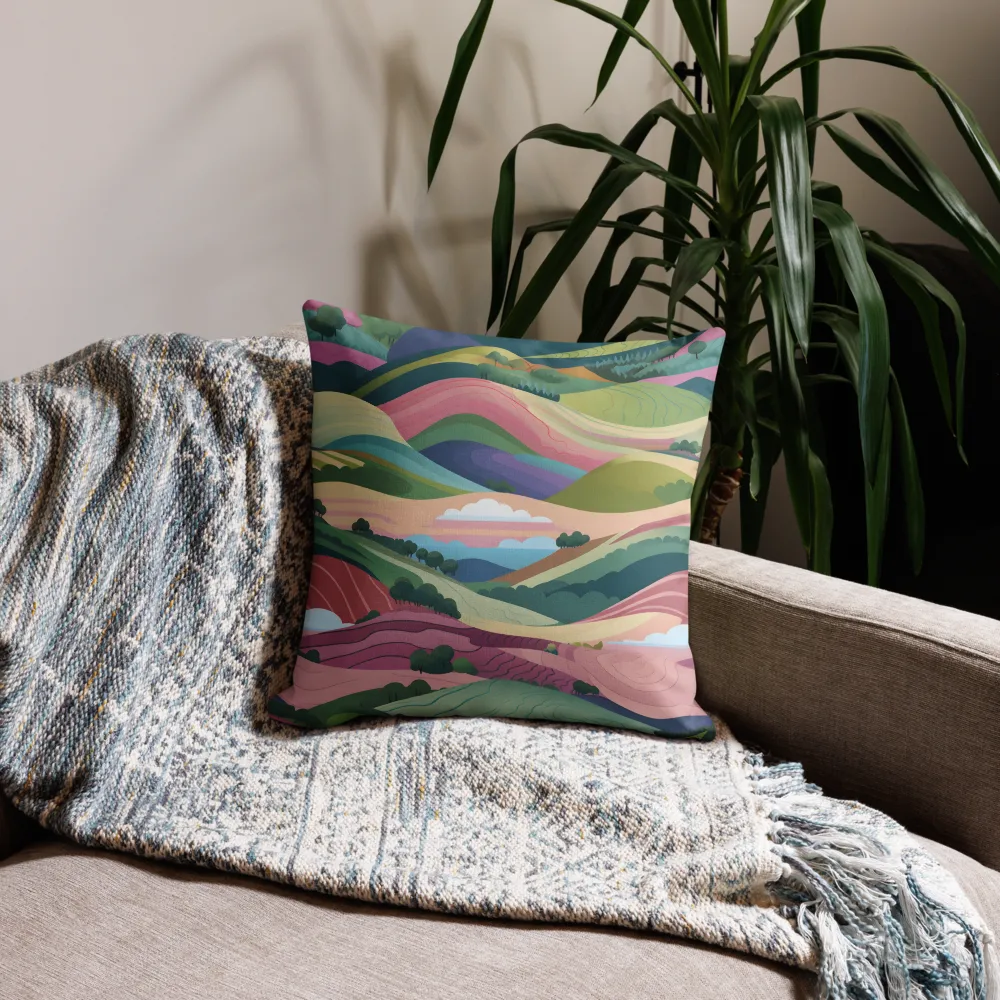 Harmonious Hills | Pillow | 18″×18″