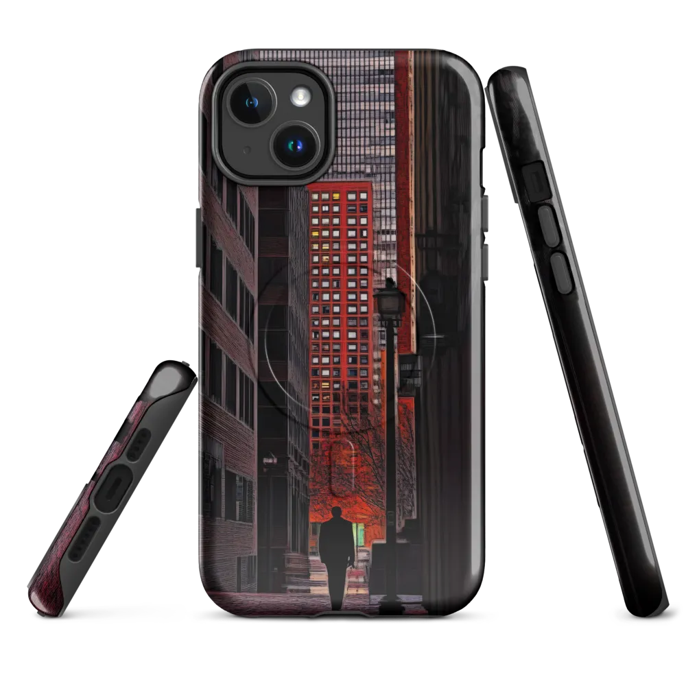 Solitude in the City | Phone Case |  14 Plus | MagSafe® Tough Case | Glossy