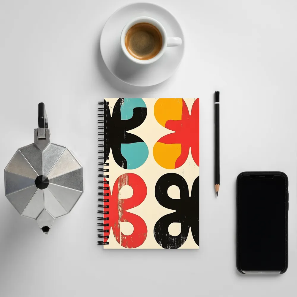 Geometric Playfulness | Spiral Notebook