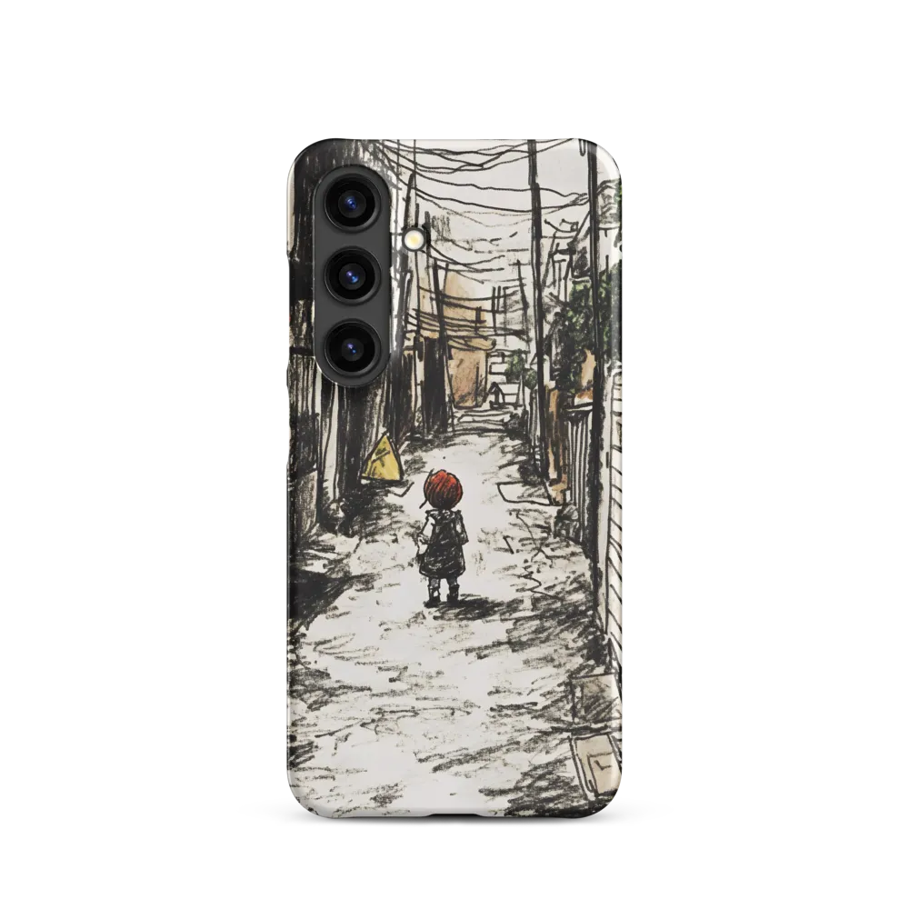 Into the Alleyway: A Journey of Nostalgia | Phone Case |  S24 | Snap Case | Matte