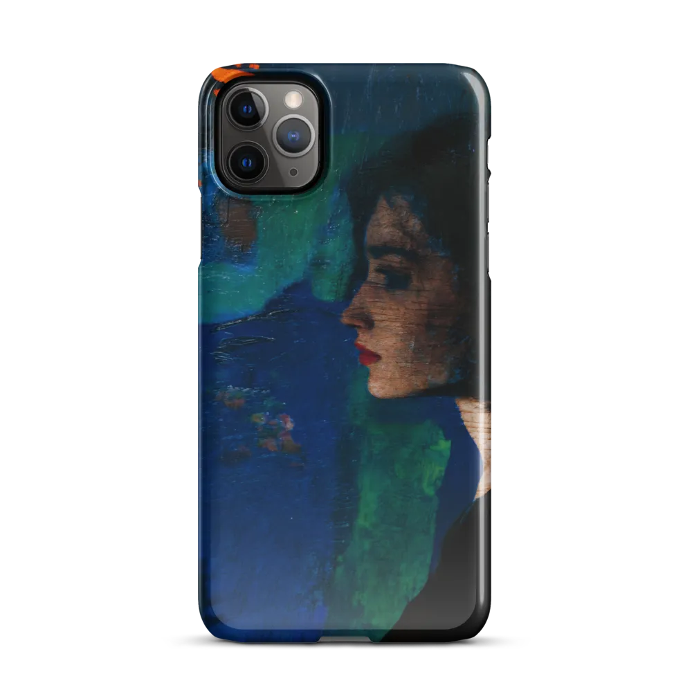 Contemplation in Blue | Phone Case |  11 Pro Max | Snap Case | Glossy