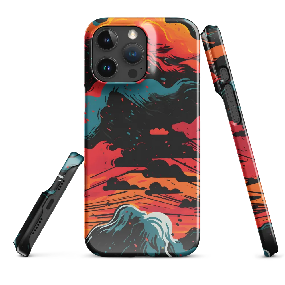 Ethereal Twilight: A Dramatic Landscape in Motion