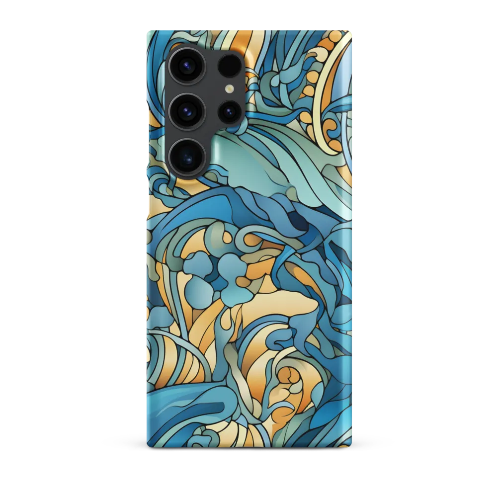 Dancing Waves of the Ocean | Phone Case |  S23 Ultra | Snap Case | Matte