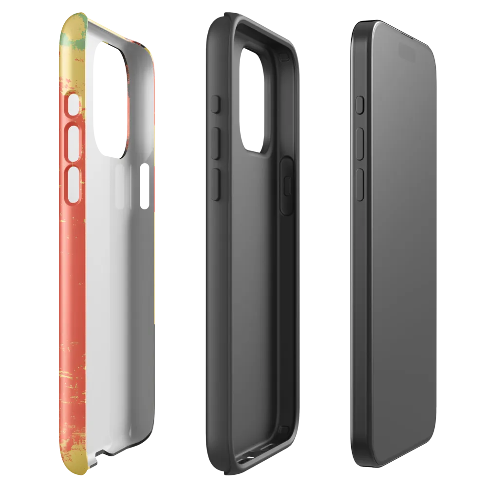 Journey to the Stars: A Retro-Futuristic Landscape | Phone Case |  15 Pro Max | Tough Case | Glossy