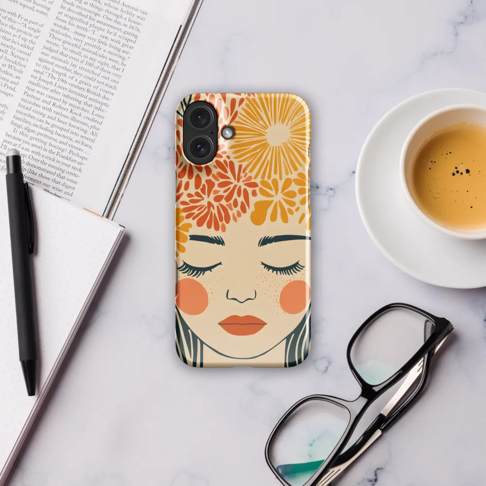 Serenity in Bloom | Phone Case |  16 Plus | Snap Case | Glossy