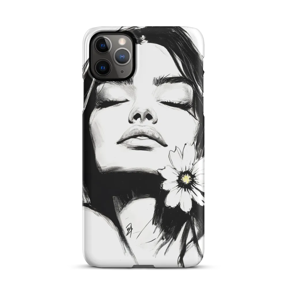 Serenity in Ink | Phone Case |  11 Pro Max | Snap Case | Matte