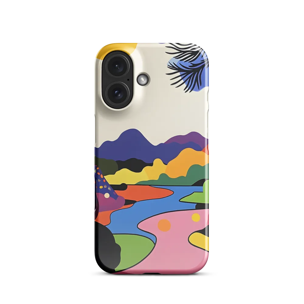 Whimsical Landscape in Color | Phone Case |  16 | Snap Case | Glossy