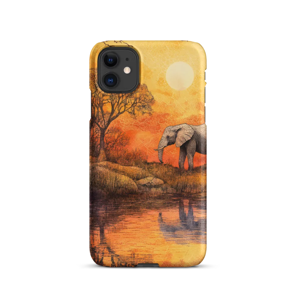 Elephant's Serenity at Dusk