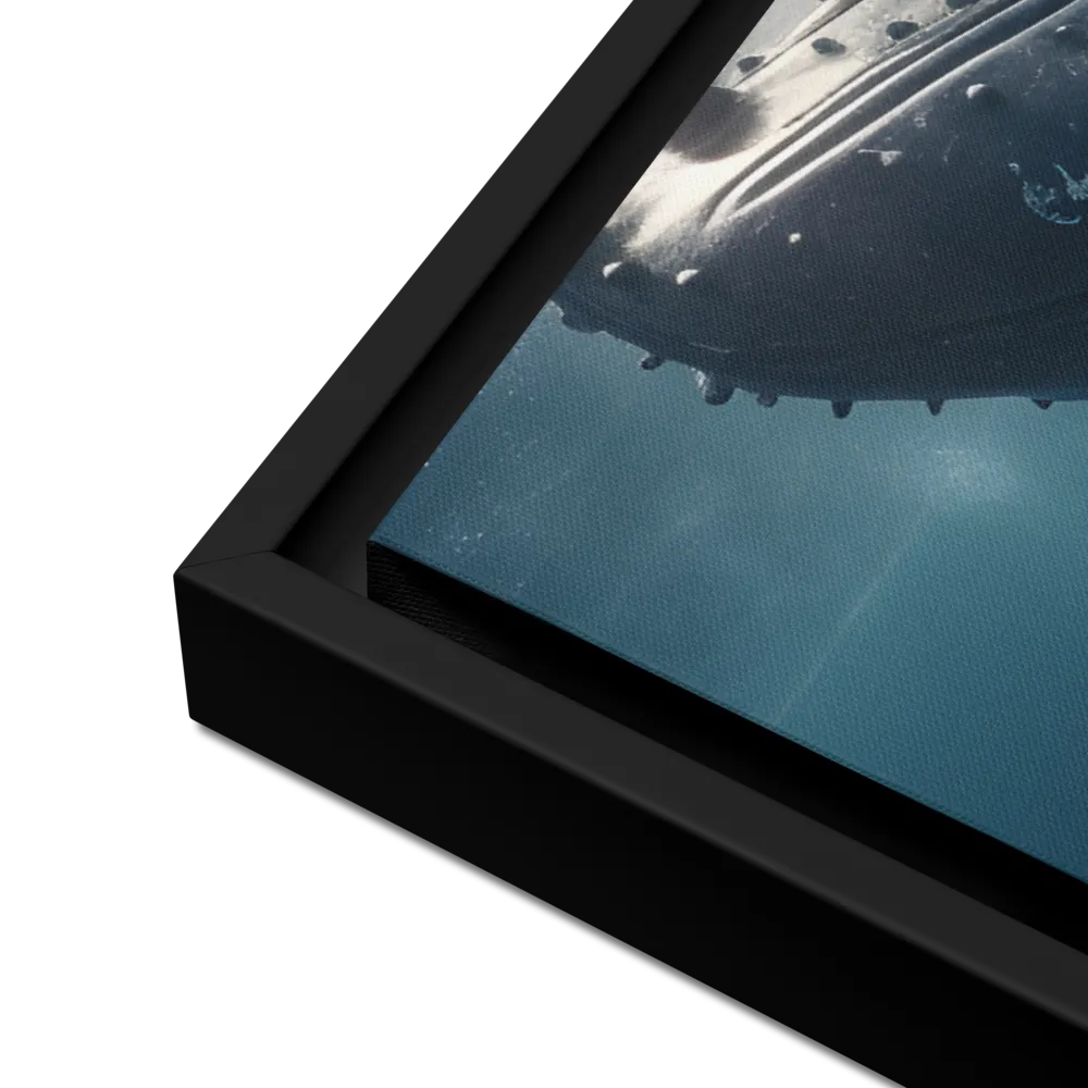 Graced by the Depths | Canvas with Black Frame | 24″×36″