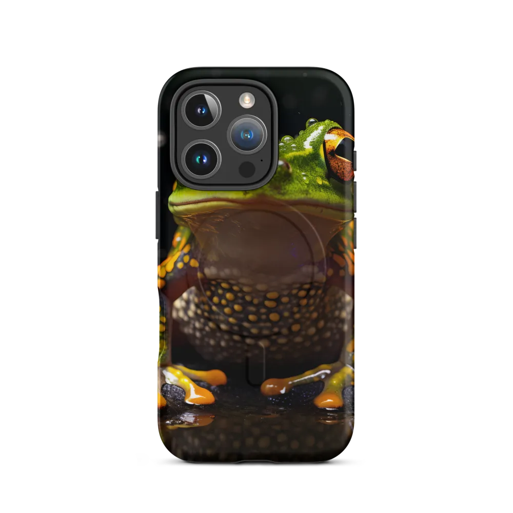 Emerald Elegance: The Frog in Focus