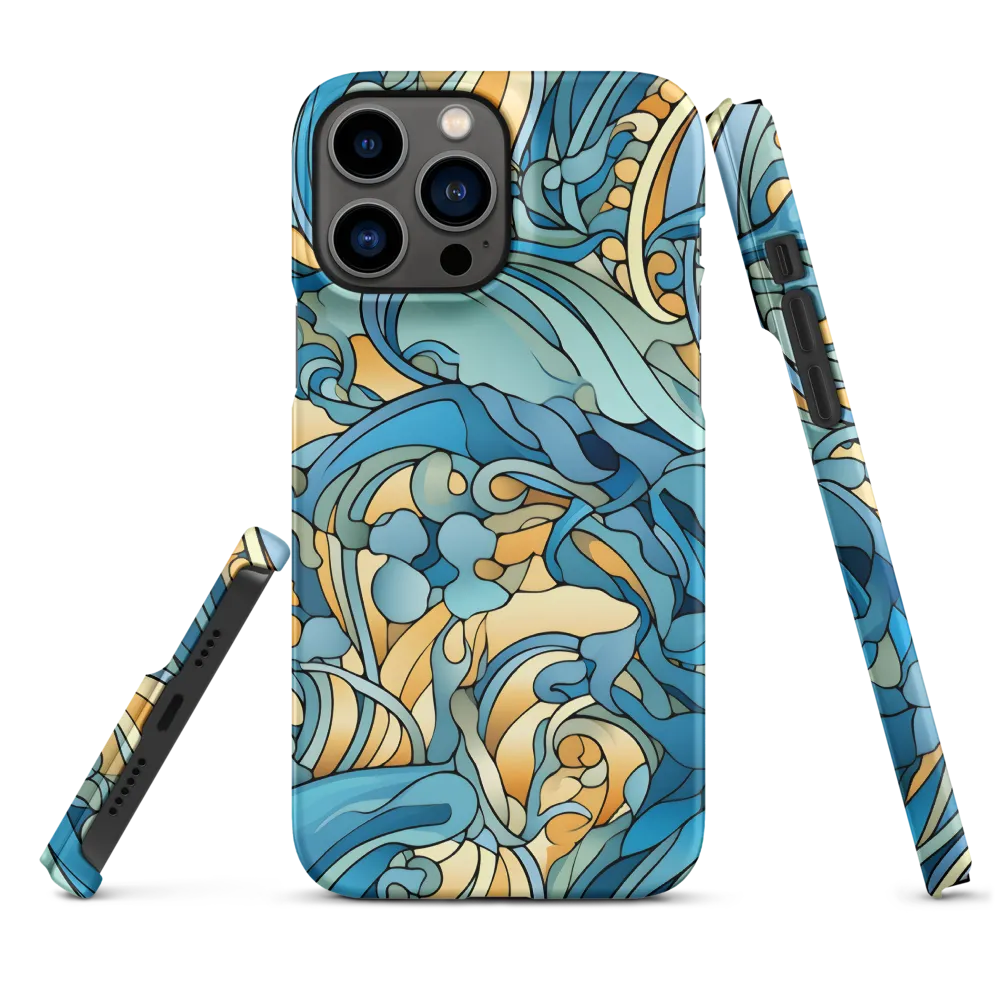 Dancing Waves of the Ocean | Phone Case |  13 Pro Max | Snap Case | Matte