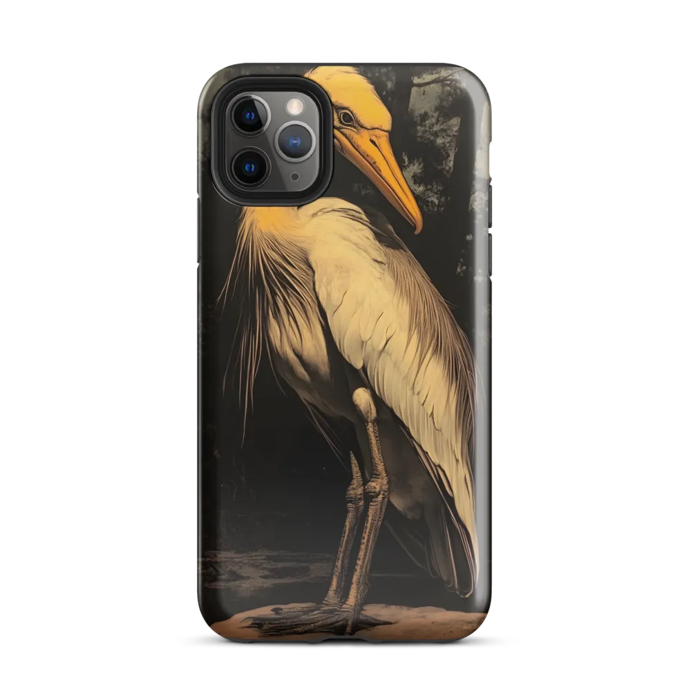 Majestic Egret in Twilight | Phone Case |  11 Pro Max | Tough Case | Glossy