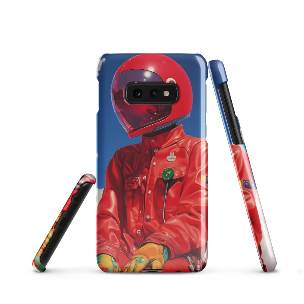 Astronaut in Crimson