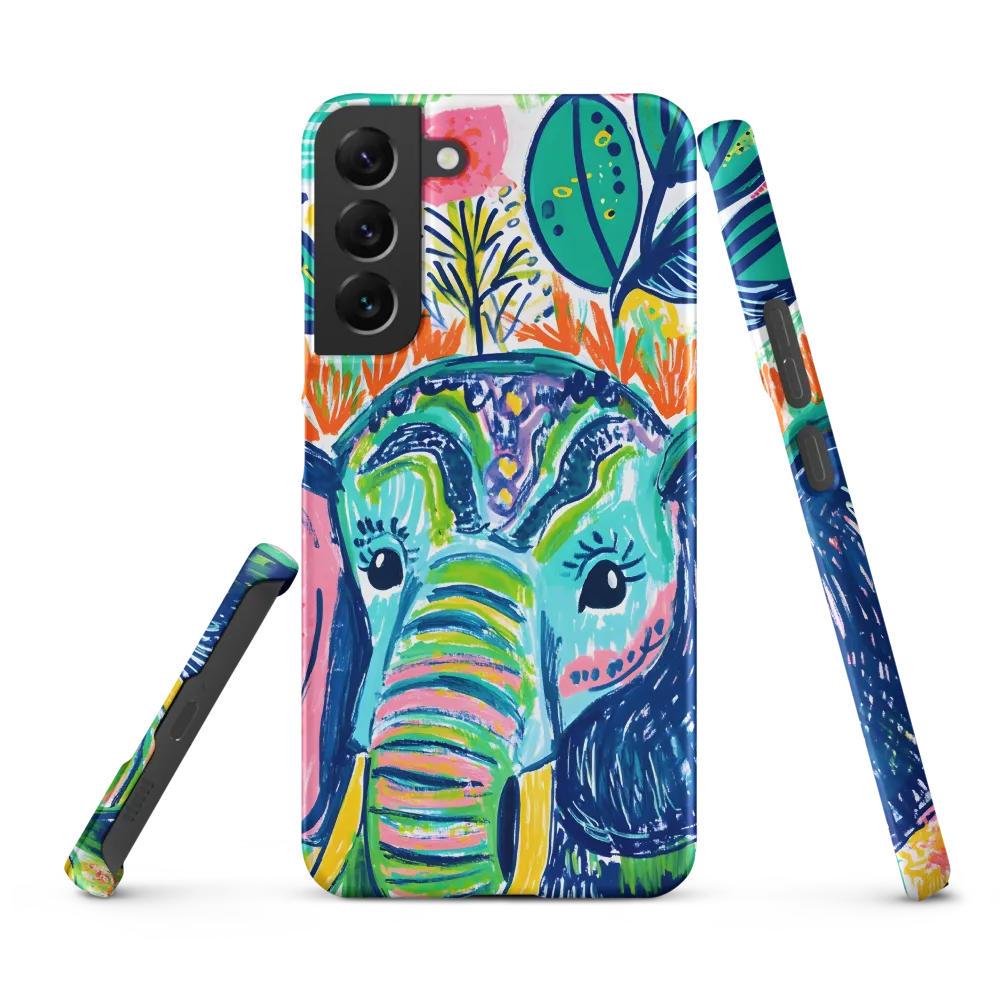 Whimsical Elephant Portrait | Phone Case |  S22 Plus | Snap Case | Matte