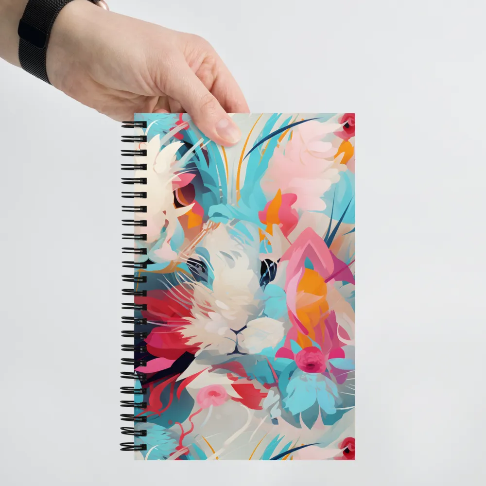 Whimsical Blooming Companions | Spiral Notebook