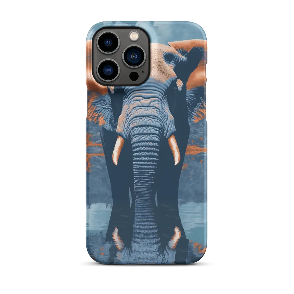 Majestic Reflection: The Elephant's Serenade