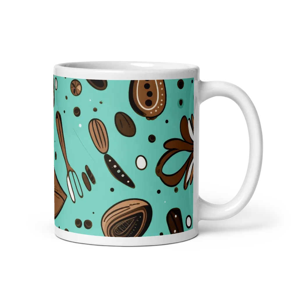 Whimsical Culinary Print | Mug with White inside | 11 oz