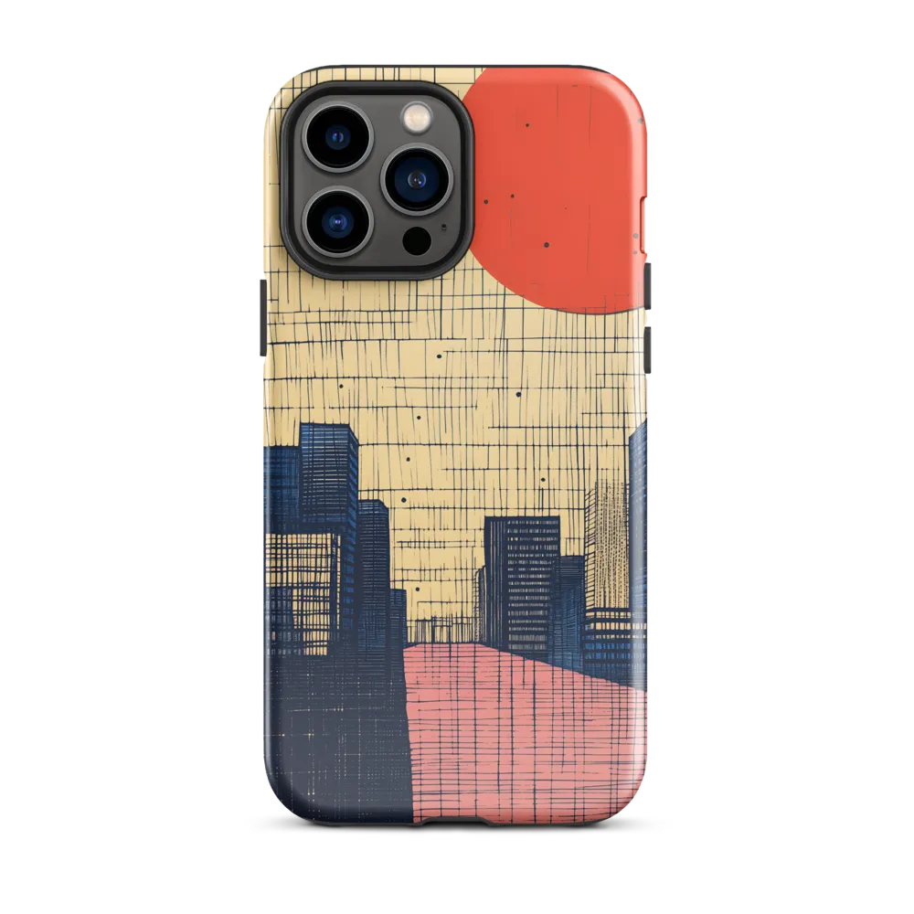 Urban Echoes: A Minimalist Cityscape