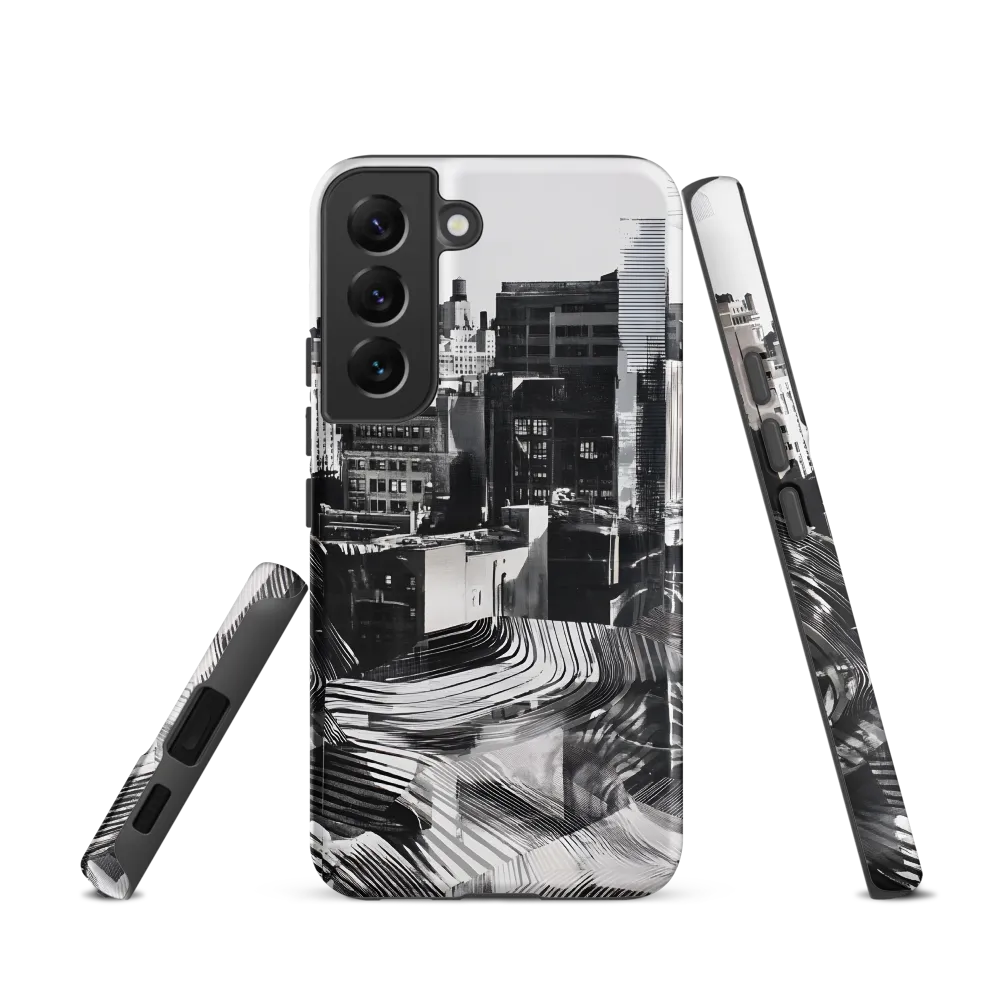 Urban Rhythm in Black and White | Phone Case |  S22 | Tough Case | Matte