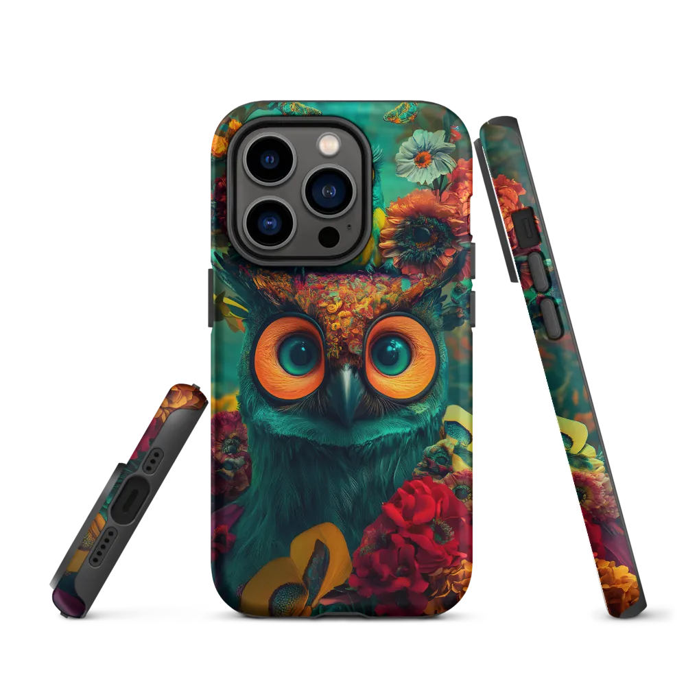 Majestic Harmony: The Floral Owl