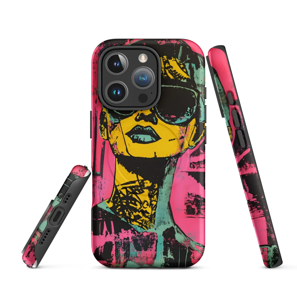 Confident Portrait in Neon Colors