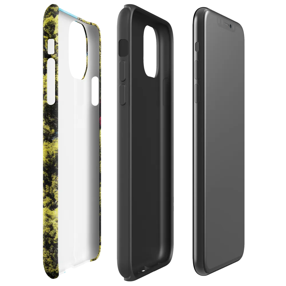 Aerial Harmony: Modernist Serenity | Phone Case |  11 Pro Max | Tough Case | Glossy