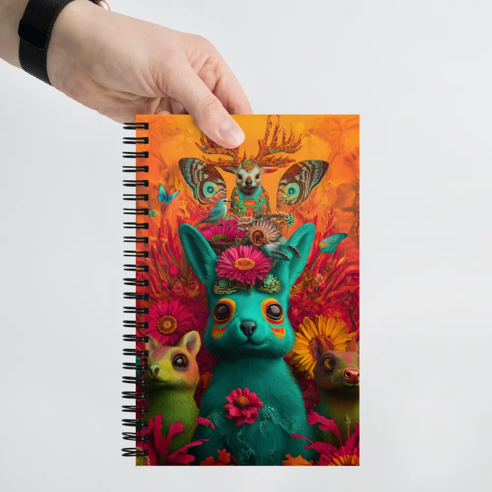 Whimsical Wonderland: The Enchanted Creatures | Spiral Notebook