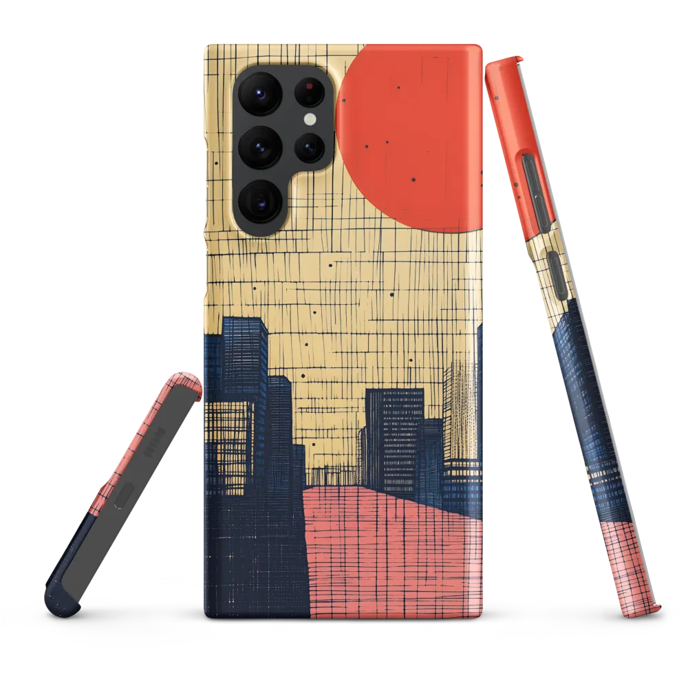 Urban Echoes: A Minimalist Cityscape
